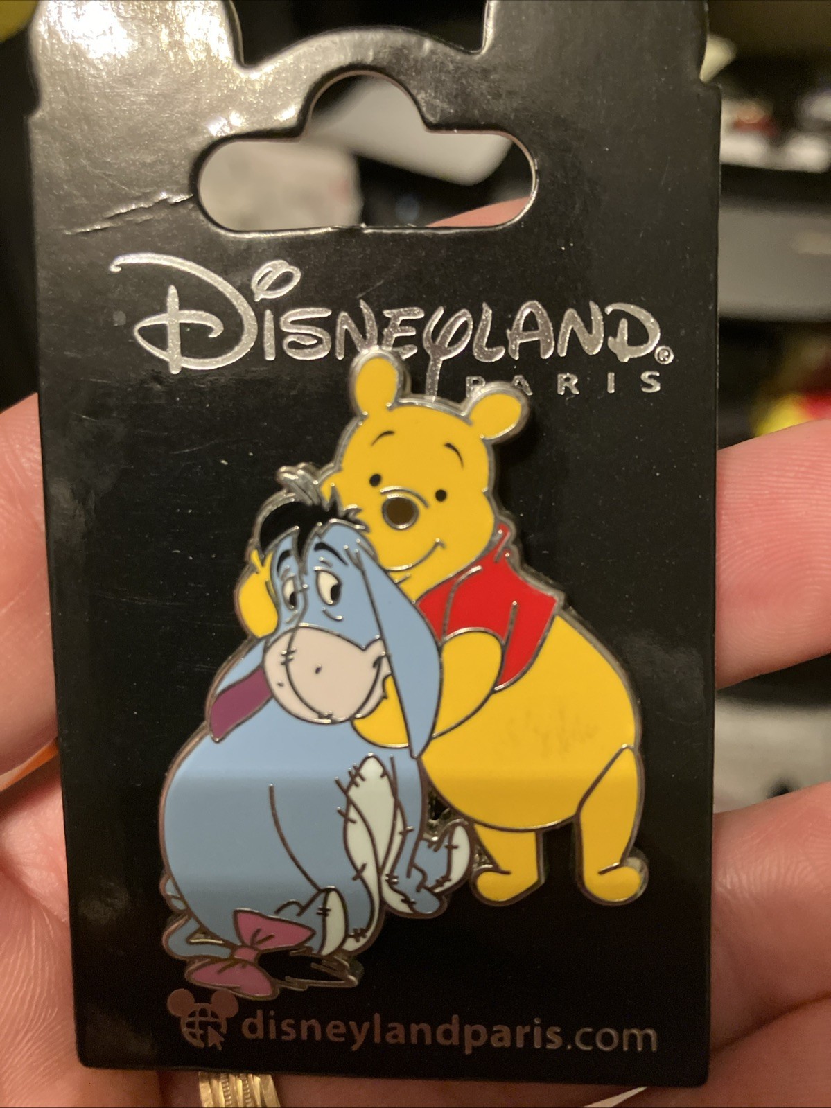 Disney Pooh And Eeyore Pin. Disneyland Paris 