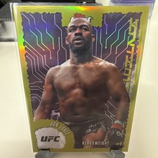 2025 Topps Finest UFC Jon Jones #IT-2 Intimidators Insert