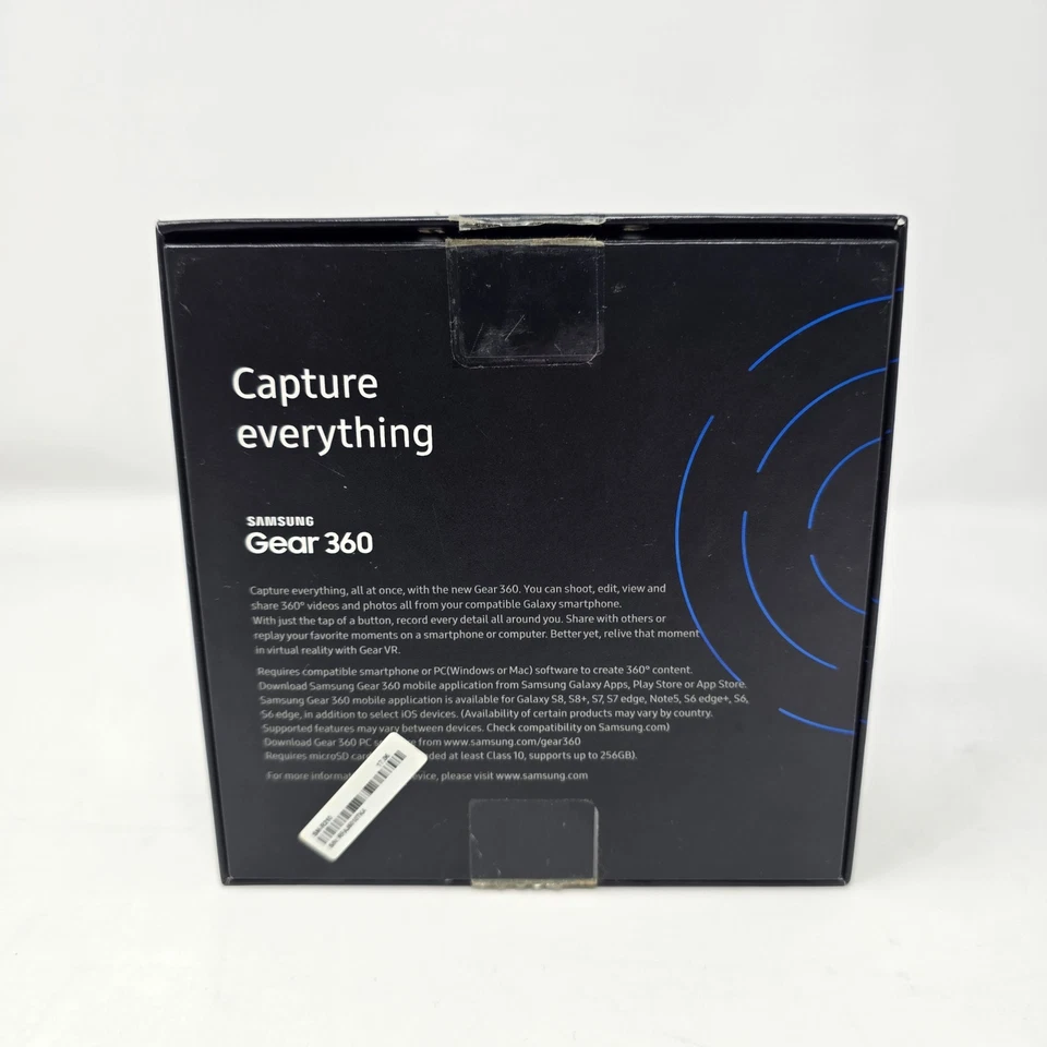 SAMSUNG Gear 360 (2017 Edition) Spherical Cam 360° 4K Camera - White SM-R210 - Image 4 of 4