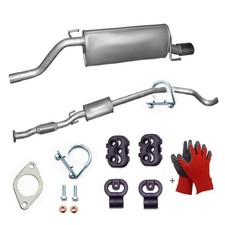 Auspuff Schalldämpfer + KIT für Alfa Romeo Mito 1368ccm