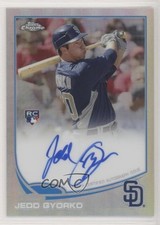2013 Topps Chrome Refractor Rookie Auto 8/499 Jedd Gyorko #178 Auto 8k4