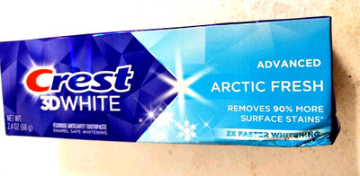 Crest 3D White Advanced Arctic Fresh Toothpaste, 2.4 oz Exp 9/27