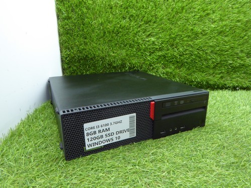 Lenovo ThinkCentre M700 Desktop PC i3 6TH 8GB 120GB SSD SLIM PC TOWER WINDOWS 10 - Afbeelding 2 van 4
