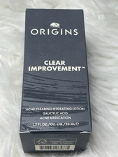 Origins   Clear Improvement Acne Clearing Hydrating Lotion 1.7 oz New