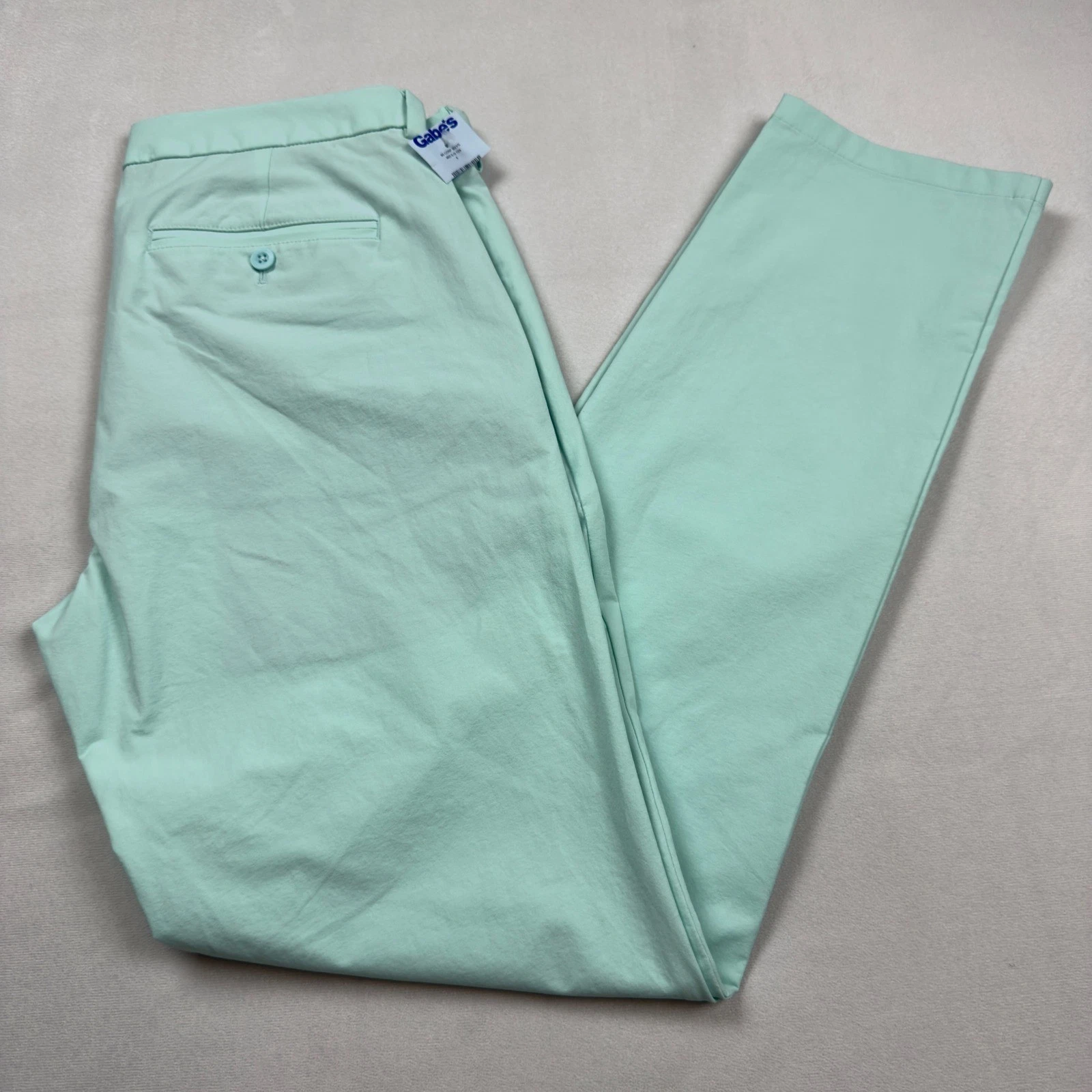 Vineyard Vines On-The-Go Pant Mens 32x32 Seafoam Green Chino Performance Stretch