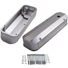 Fabricated Aluminum Valve Covers Fit Ford Bbf 429 460 V8 Big Block Engines New
