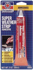 Permatex 80638-12PK Super Weatherstrip Adhesive, 2 oz. (Pack of 12)