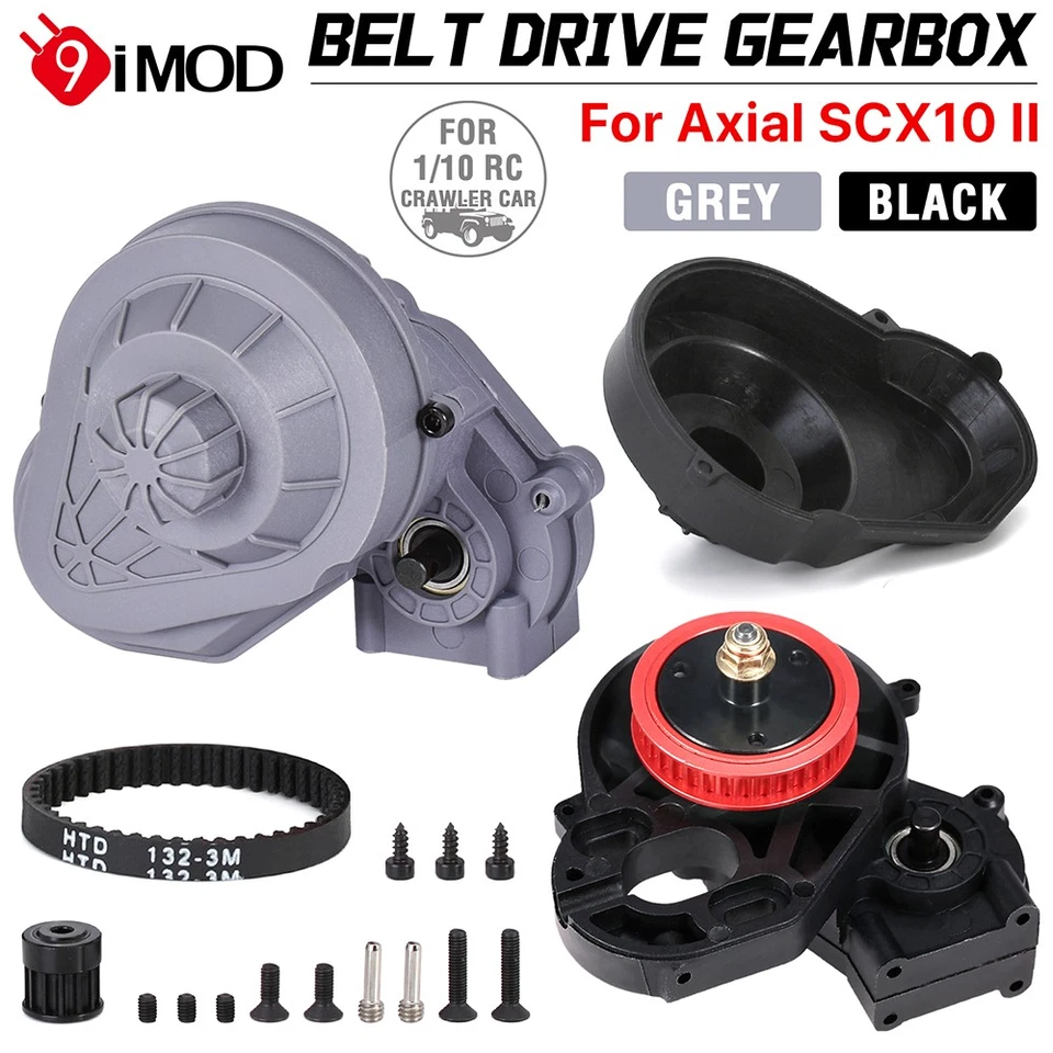 For Axial SCX10 II 90046 Belt Complete Gearbox Gears Set 1/10 RC Crawler Car - Image 3 of 4