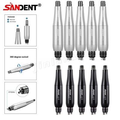 1-10 Dental 4:1 Hygiene Prophy Handpiece 360° Swivel Straight Nose Air Motor 4H