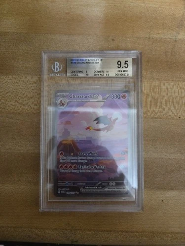 CHARIZARD EX 2023 POKEMON 151 SPECIAL ILLUSTRATION RARE 199/165 BGS 9.5