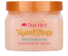Tree Hut Tropical Mango Skin Exfoliating Shea Sugar Scrub / 18 Oz / NEW