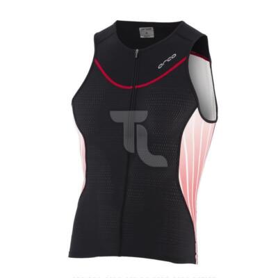 Orca 226 Tri Tank Laufshirt Triathlontop schwarz/rot Herren DVD3 NEU
