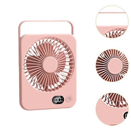 Portable Small Mini FAN Rechargeable Desk Fan Quiet 5 Speed Table Cooling Fan UK - Picture 18 of 28