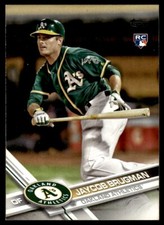 2017 Topps Update Jaycob Brugman Rookie Oakland Athletics #US187