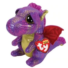 Ty Beanie Boos💜SPECTRA Michaels Exclusive Dragon 6" New MWMT's