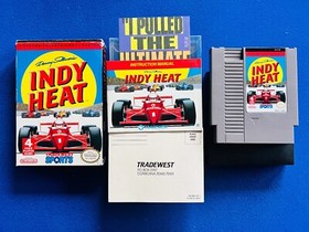 Danny Sullivan's Indy Heat NES Nintendo Box Manuale CIB Completo Inserti Promo