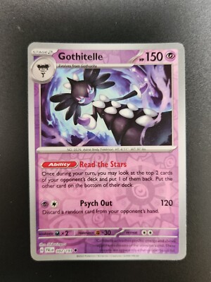 Gothitelle 092/193 - Paldea Evolved - Pokemon Evolution Set - Lotto di 3 carte - Scarlet & Viola