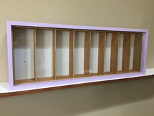 Display case cabinet for Barbie Dolls or others - 8 Compartments (Made in USA)