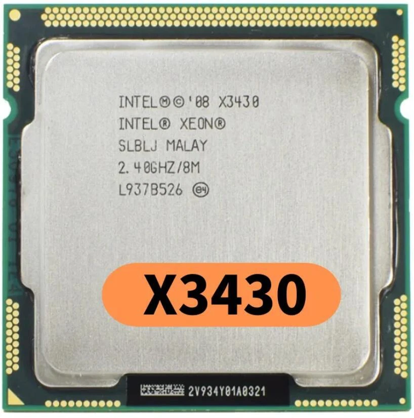 Intel Xeon X3430 X3440 X3450 X3460 X3470 X 3480 LGA1156 CPU - Image 2 of 4