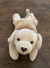 TY Beanie Baby Fetch the Golden Retriever Swing Tag Missing Collectable Plush