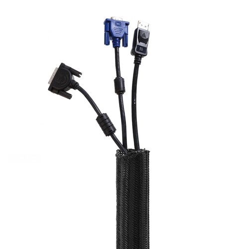 Wire Management Tube Cord Storage Organizer Wraps for Electronics - Afbeelding 5 van 12
