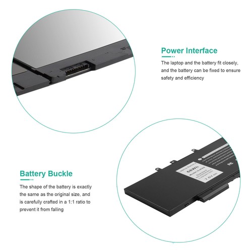 Battery For Dell Latitude 5480 5490 5491 5580 5590 E5480 E5490 E5580 GJKNX 68Wh - Picture 6 of 11