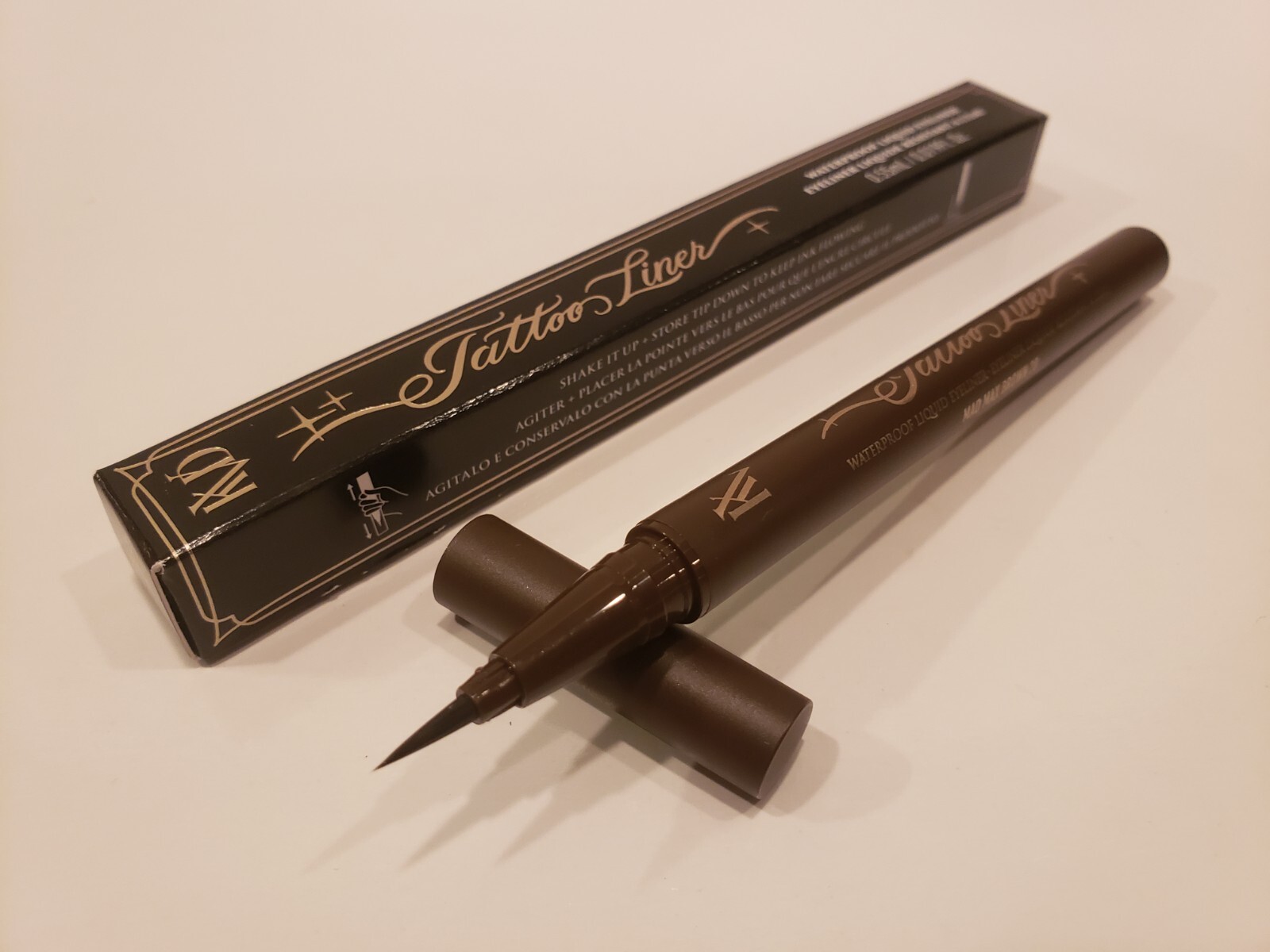 Kat Von D Waterproof Liquid Eyeliner 20 Mad Max Brown 0.55oz
