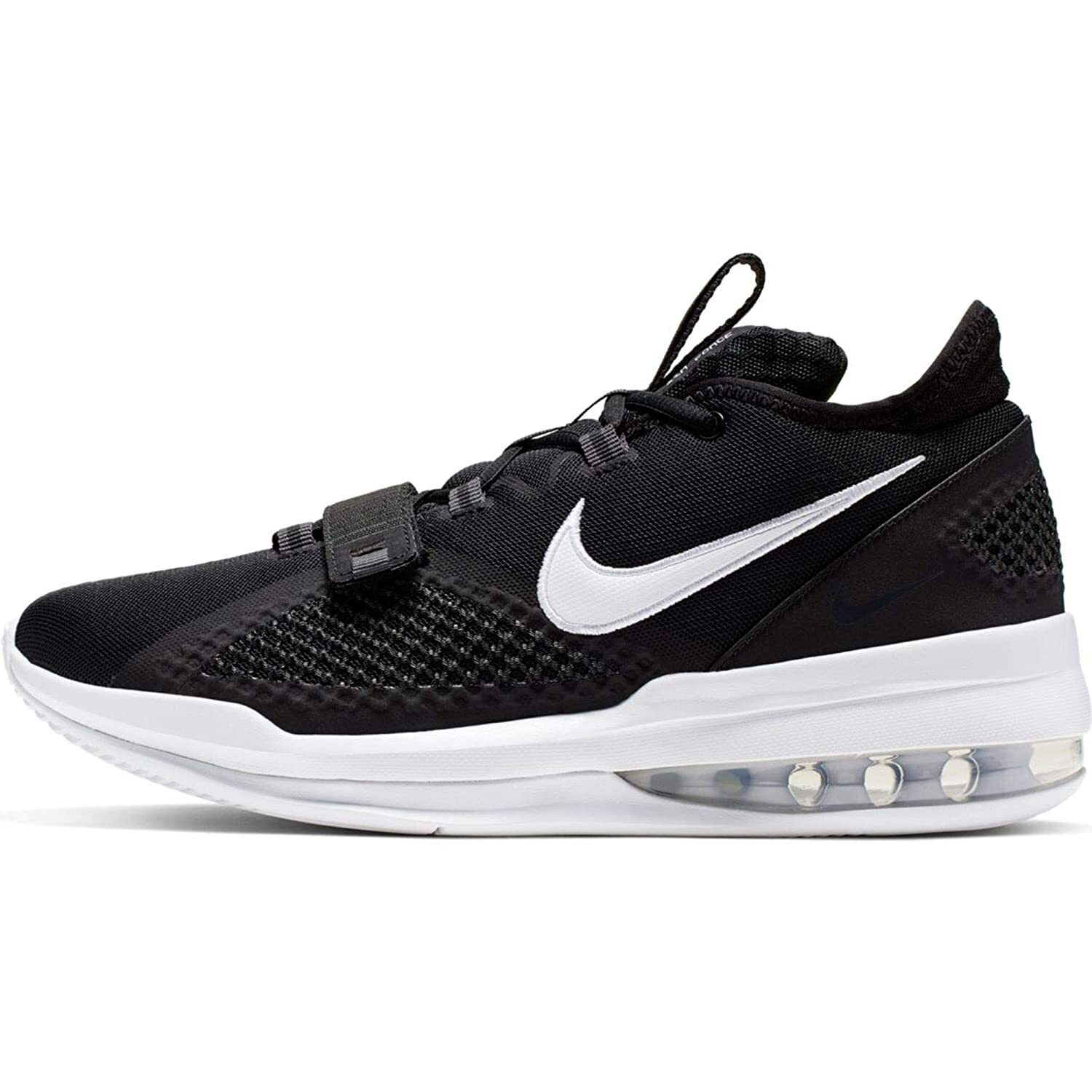 Мужские кроссовки Nike Air Force Max Low Черный/белый (BV0651 001)