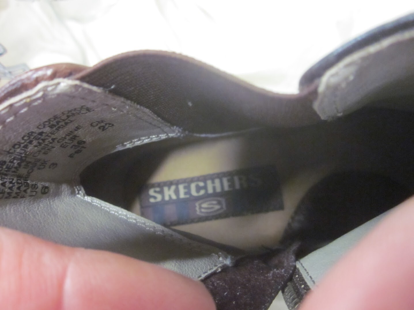 Vintage Skechers Chocolate Leather Side Zip Boots… - image 8