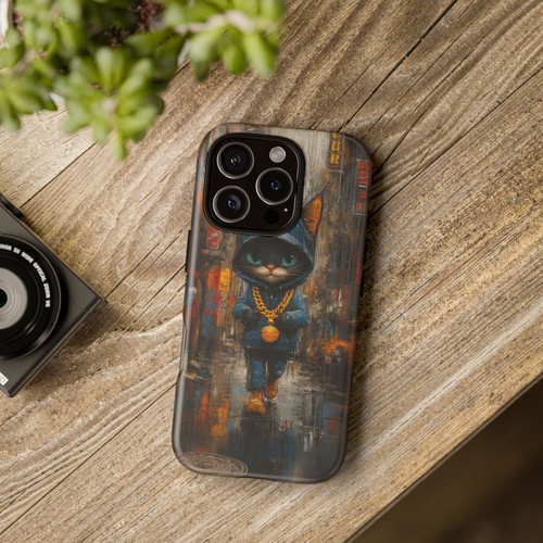 For iPhone | Samsung Galaxy | Pixel Phone Case - Cat Hoodie Big Kitty City - 第 20/246 張圖片