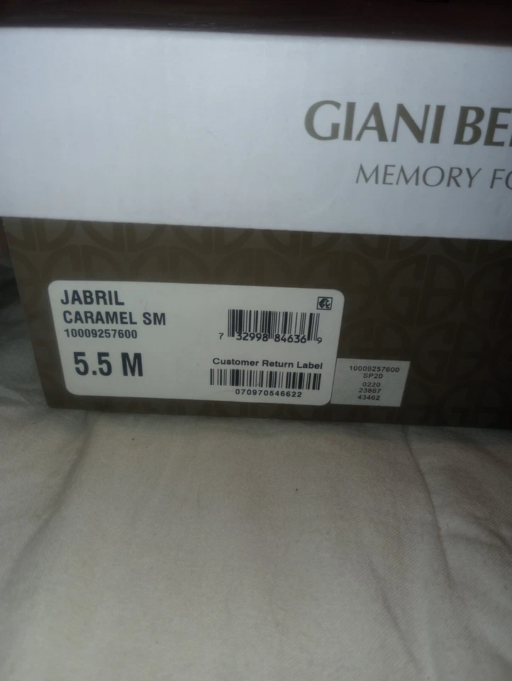 Giani Bernini Jabril Memory Foam Shooties, Brown 5.5 New In Box - Image 4 of 4