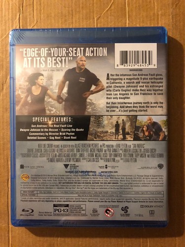 San Andreas - Dwayne Johnson Blu-Ray + DVD + Digital HD - Picture 2 of 4