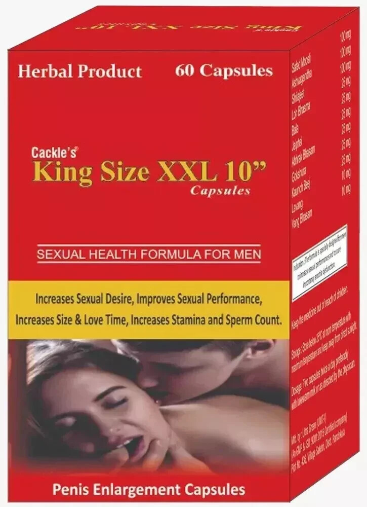 Penis-enlarger New XXXL Gain 12+ Inches Growth Capsules Faster Growth 60 Caps