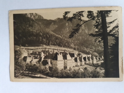 Old postcard LA GRANDE CHARTREUSE: the convent