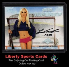 2014 BenchWarmer Julianna Prada #33 Hockey Top Shelf Autograph Hot & Sexy