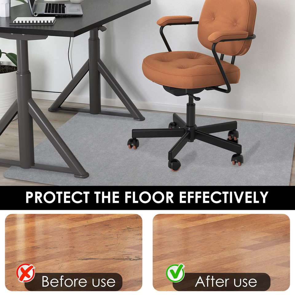 Office Chair Mat Anti Slip Desk Chair Mat Protective Rolling Chair Mat