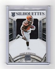DUKE JOHNSON 2015 Crown Royale SILHOUETTES JERSEYS #214 (195/299) Cleveland
