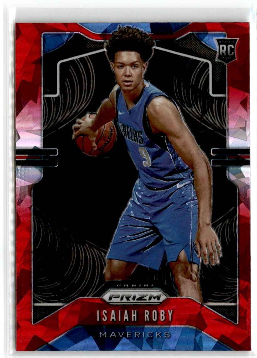 2019-20 Panini Prizm Red Ice Isaiah Roby #283 RC Dallas Mavericks