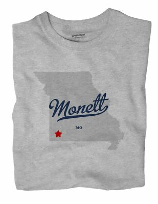 #ad Monett Missouri MO T Shirt MAP $21.00