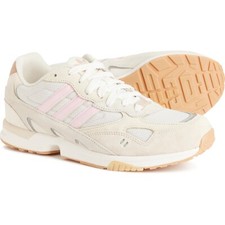 adidas Torsion Super Running Shoes - Mesh & Leather | 10.5M | White & Pink $120