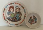 Vintage 1969 Raggedy Ann & Andy Melamine Plate & Bowl By Oneida Deluxe 3258 3119 — photo 1