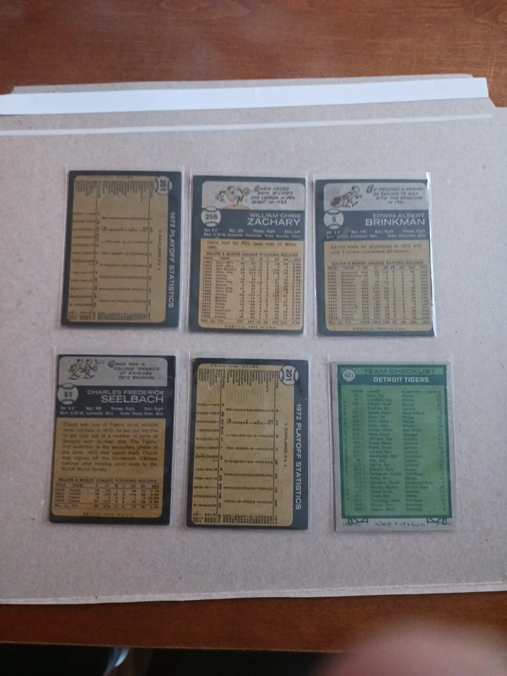 Detroit Tigers Vintage Topps Años 70 + 1981 Lote De 17 🐅⚾️ INC McLain & Freehan Foto 4 de 4