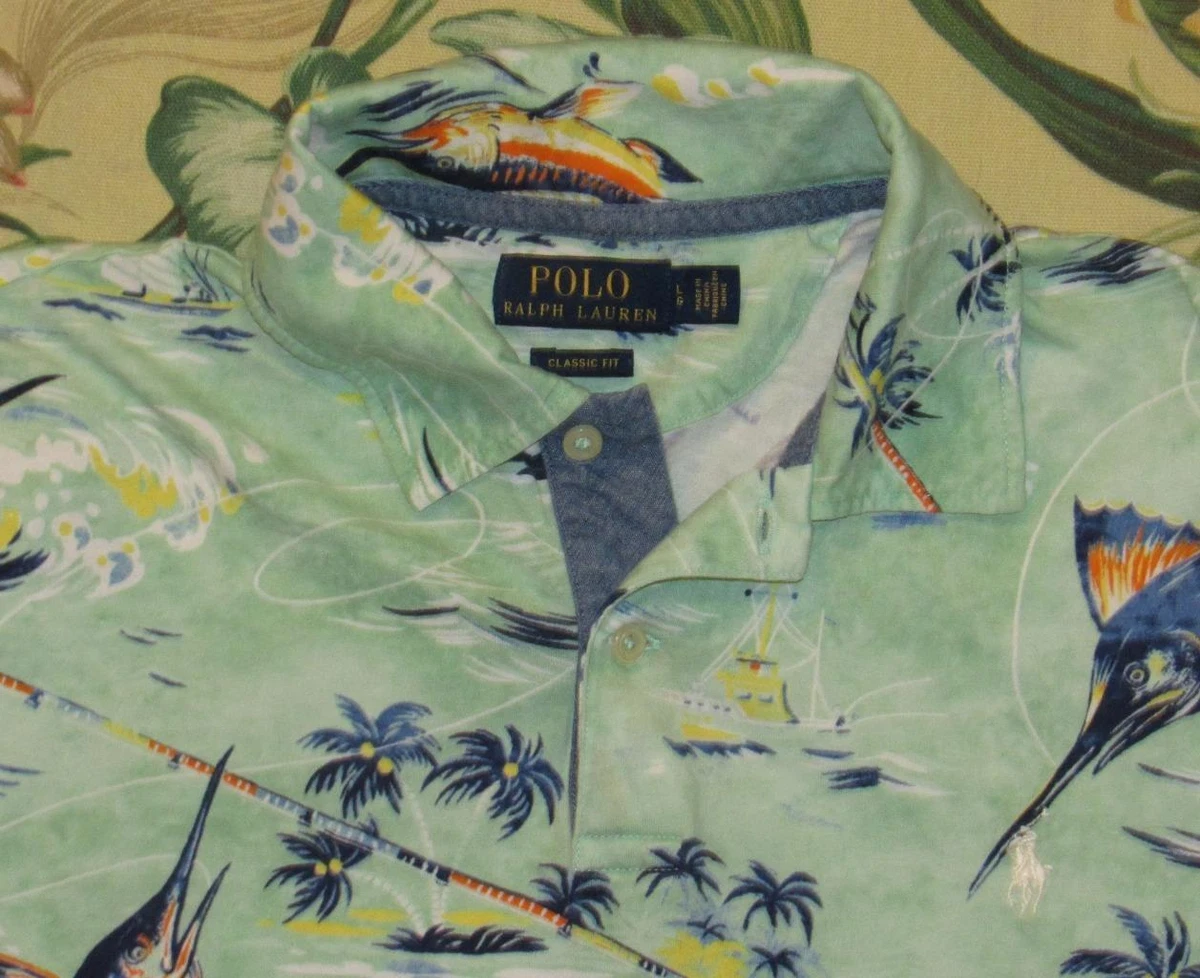 Polo RALPH LAUREN Key West Short Sleeve Shirt Large L