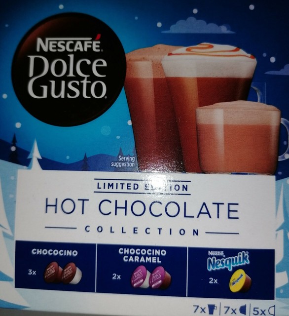 Dolce Gusto Limited Edtion Hot Chocolate Collection 7 Drinks X 2 Boxes