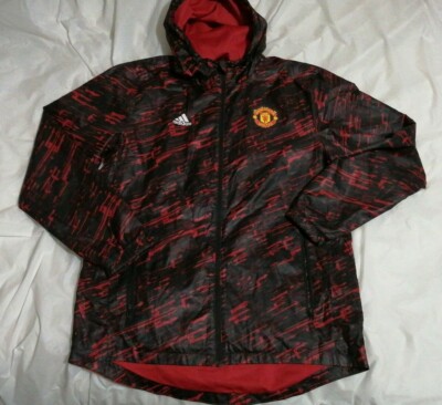adidas Manchester United ジャージ 2XL レッド Adidas Manchester United Black Red. Windbreaker Zip Men S S7 | eBay