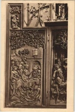 Old postcard postcard Rothenburg - side wing from the blood altar, St. James Church GERMANY (1074595)