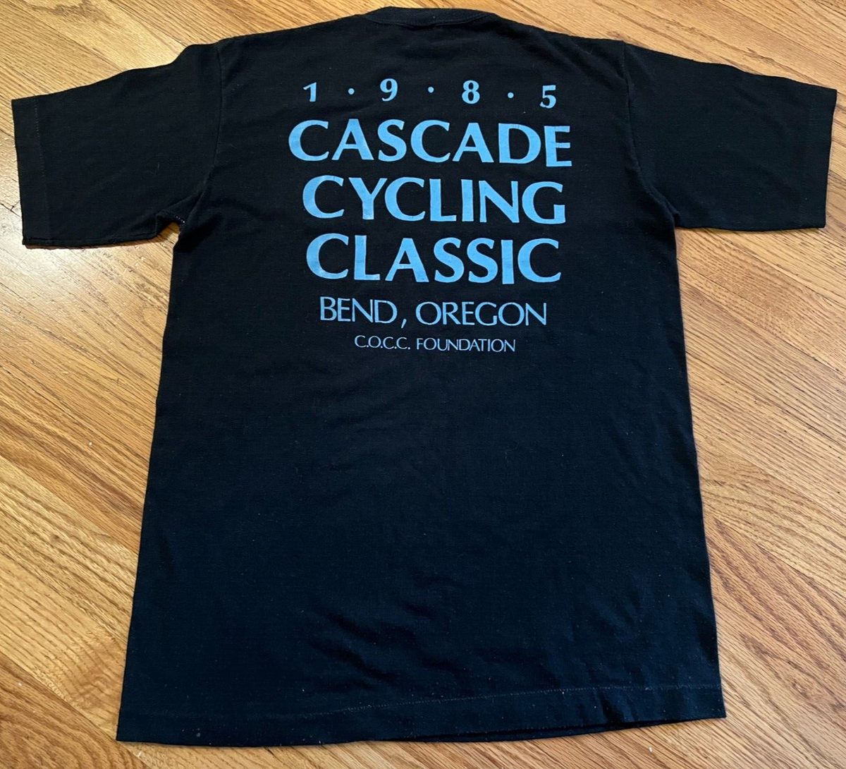 VTG 1985 Cascade Cycling Classic Bend Oregon Shirt Medium Single