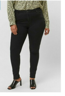 Vero Moda Noos Damen Jeans schwarz Slim Fit - klassischer Stil - Größe wählbar
