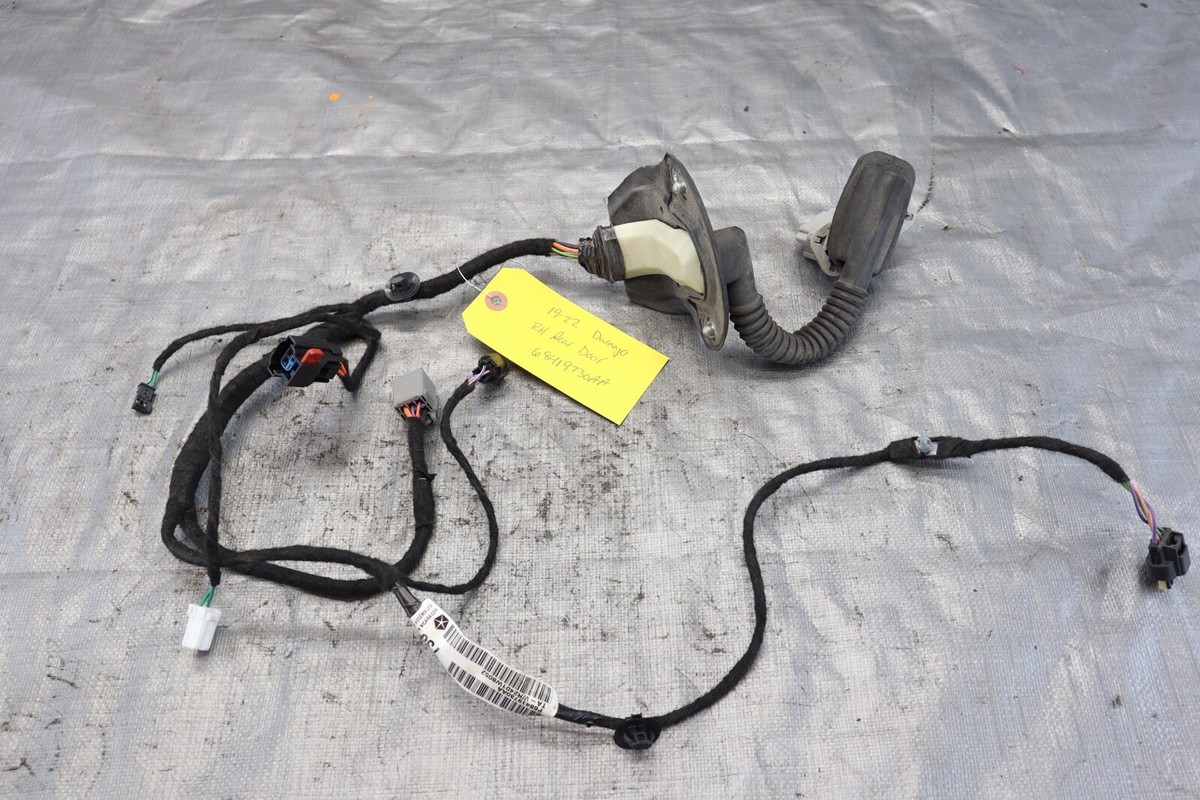 2019-2022 DODGE DURANGO OEM RH PASSENGER REAR DOOR WIRING HARNESS