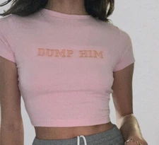 Embroidered dump him shirt (multiple Sizes Available)
